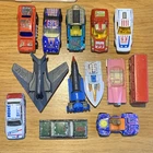 Job Lot X13 Vintage Matchbox Diecast Cars Plane Boat Bus Bundle 1970s to 1990s