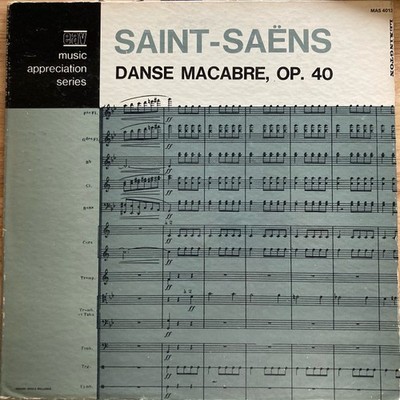 Camille Saint-Saëns, Danse Macabre, OP. 40, (LP), VG, 4124790705