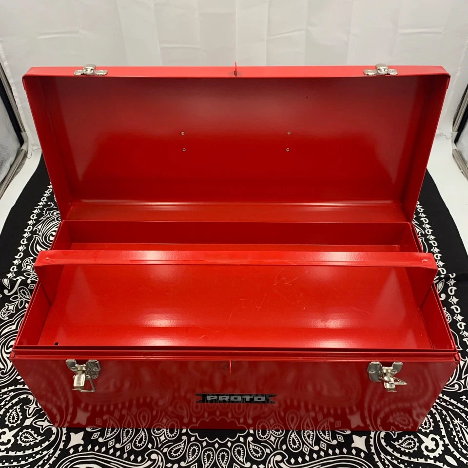PROTO J9975-NA Cool RED toolbox MADE IN USA - Image 2 of 4