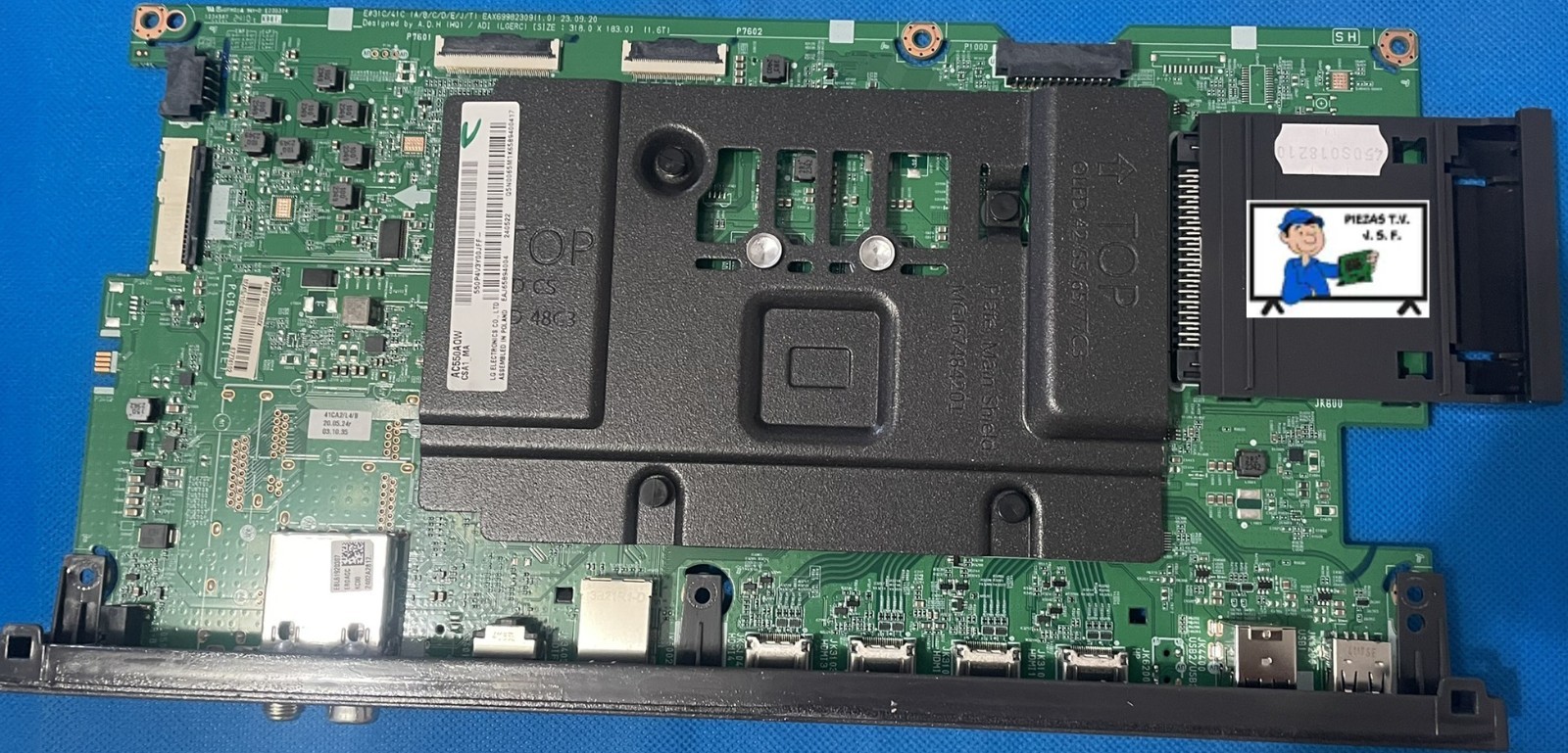 Despiece Smart TV LG OLED55C46LA, EAX69982309 (1.0), EAX70176803 (1.0).