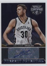 2014-15 Totally Certified Present Potential Signatures /99 Jon Leuer Auto 1n6x