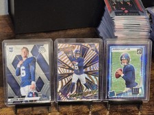 2025 Jaxson Dart Lot 3 Optic RR Purple Shock, Mosiac, And Revolution NY GIANTS