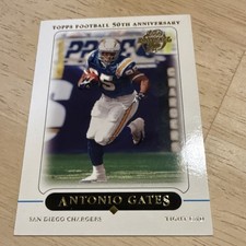 Topps 2005 Antonio Gates #200 San Diego Chargers Football Card