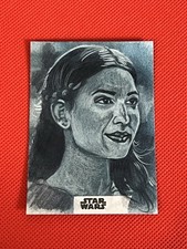 Rare Omera Sketch Topps Star Wars 2022 Beskar Mandalorian Marcia Dye Auto Card