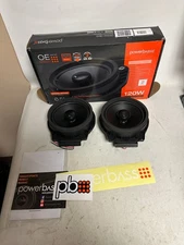 PowerBass OE652-GM2 6.5" 2Ω Direct Fit Premium OEM Chevy/GMC Coaxial Speakers