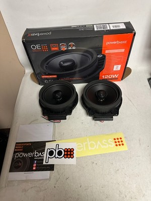 PowerBass OE652-GM2 6.5'' 2Ω Direct Fit Premium OEM Chevy/GMC Coaxial Speakers