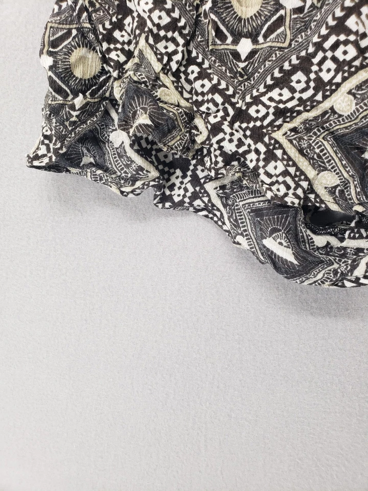 Pantalones Cortos Forever 21 Para Mujer XS Estampado Geométrico Rayón Boho Festival Verano Informales Foto 4 de 4