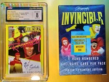Invincible LACC Exclusive Signature Series Card CGC 8 & Auto 9 By Ryan Ottley 
