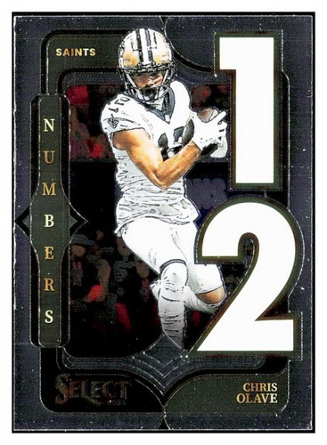 Chris Olave #13 2024 Panini Select Numbers card