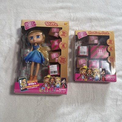 NEW, BOXY GIRLS WILLA 8''  FASHION DOLL + FASHION PACK