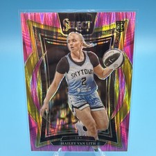 2025 WNBA Select Hailey Van Lith Pink Flash #30 RC Chicago Sky/Connecticut Sun