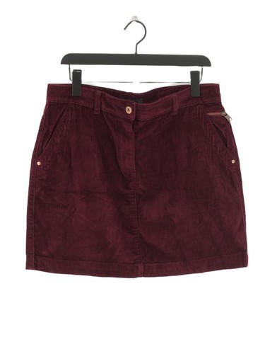 Next Women's Mini Skirt UK 14 Purple 100% Cotton Short Mini