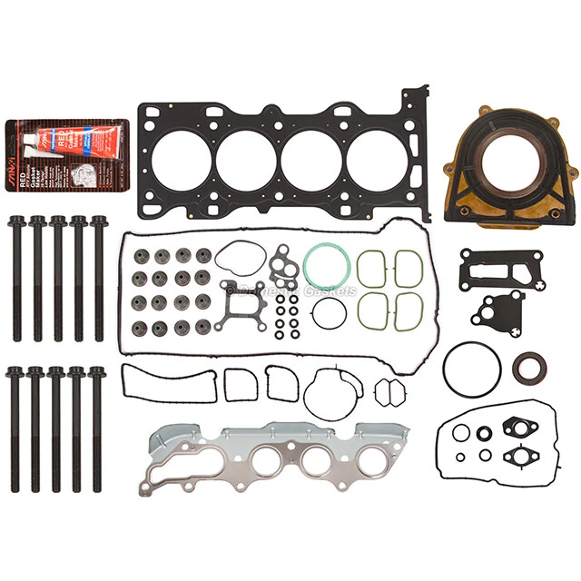 Juego de pernos de junta completa para 03-11 Mazda 3 5 6 Ford Focus 2,0 L 2,3 L MZR VIN Z N Foto 2 de 4