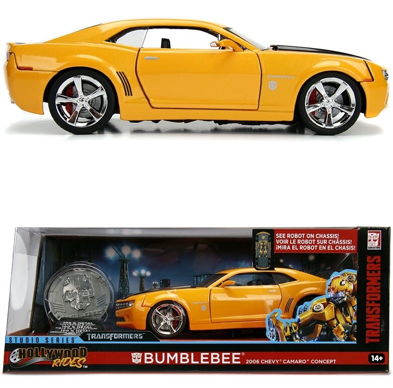 Jada Academy Transformers 2006 Chevy Camaro Bumblebee – 1/24 Scale