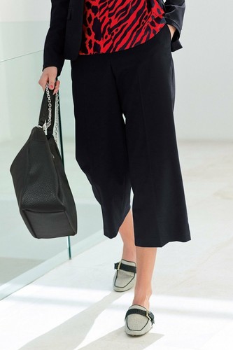 Navy Tailored Culotte Trousers | eBay