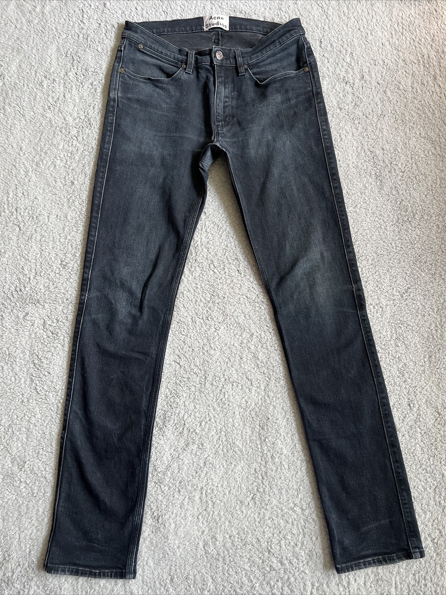 Acne Studios Made in Italy Dark Midnight Max Groza Stretch Black