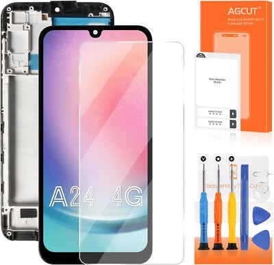 INCELL For Samsung A24 4G A245F A245M A245N LCD Digitizer Touch Glass With Frame