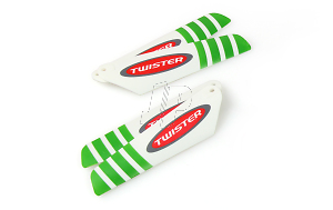 J Perkins 6605115 Micro Twister Pro Rotor Blade Set (Green)