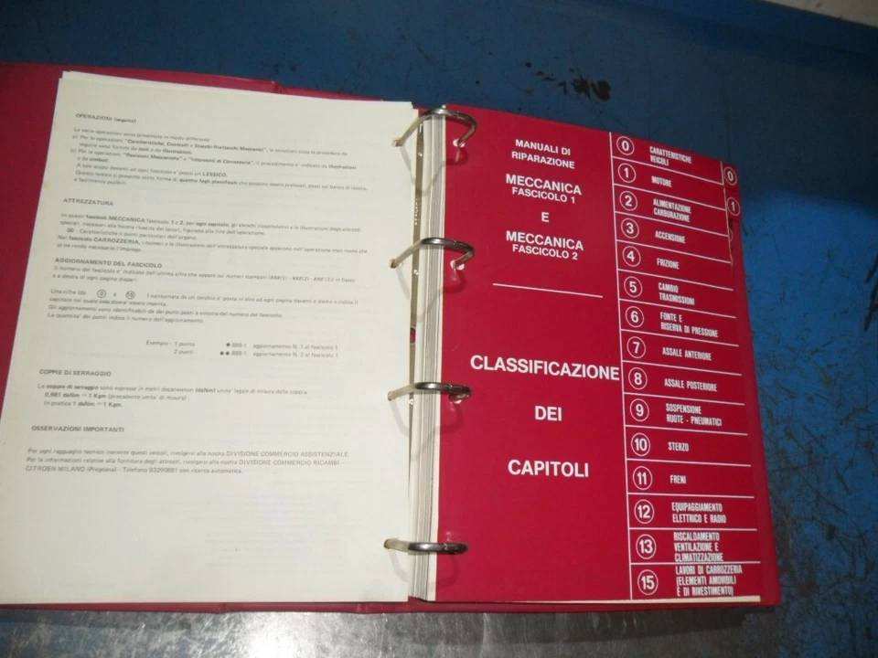 COPPIA MANUALI DI RIPARAZIONE ORIGINALE CITROEN BX - Immagine 3 di 4