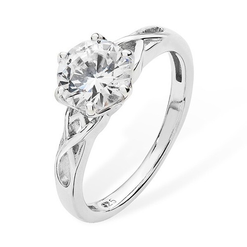 Bague En Argent Massif 925 - Diamètre 1,8 Cm, Occasion Simple Et Intemporelle