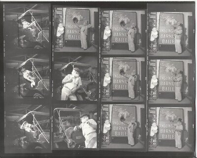 Ringling Bros & Antique Car R HENDRICKSON Negatives & Photo Contact Sheet R23