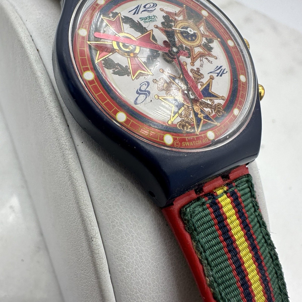 SWATCH CHRONO 1995 - SCN116 - THE TOP BRASS - New Battery | eBay