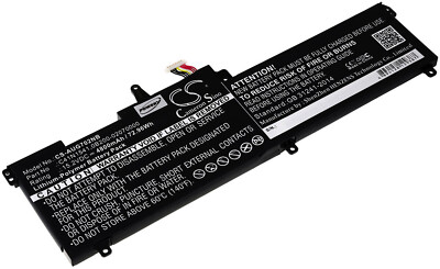 Akku für Laptop Asus GL702VT-GC057T 15,2V 4800mAh/73,0Wh Li-Polymer Schwarz
