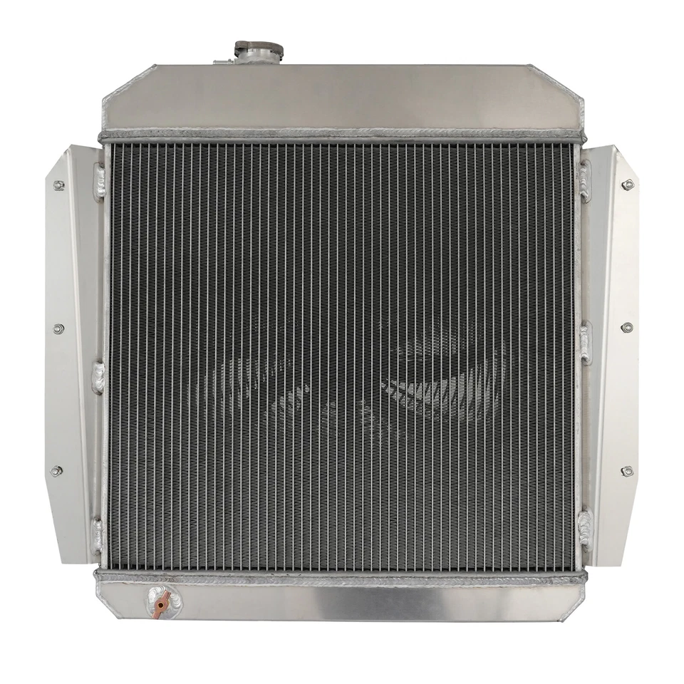 Ventilador de cubierta de radiador de 3 filas para camioneta Chevy GMC 1955-1959 100/150/3100/3200 Foto 4 de 4