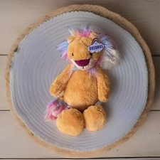 FAO Schwarz Dreamies Rainbow Lion Ultra-Plush Stuffed Animal w/tag