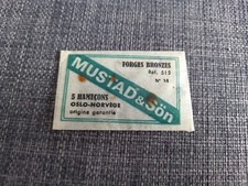 ANCIEN collection paquet MUSTAD&son  garanti norvégien  forgé bronzé 515 n 14