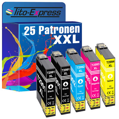 25 Patronen für Epson Expression Home XP-345 XP-352 XP-355 XP-432 XP-235 XP-24