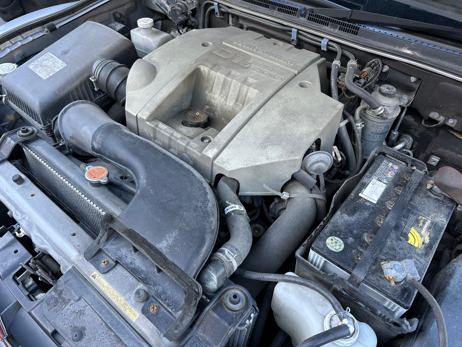 Mitsubishi Pajero 3L 4M41 Turbo Diesel Engine Swap 90K Motor V60 9906