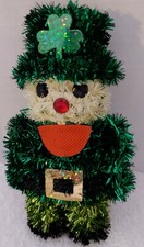 FREE Amscan One St Patrick's Day Irish Bright Green Tinsel Bling Leprechaun NWT