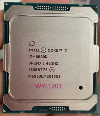 Intel core i7-6800K CPU Processor -3 3.4GHz i7-6800 Six-Core SR2PD