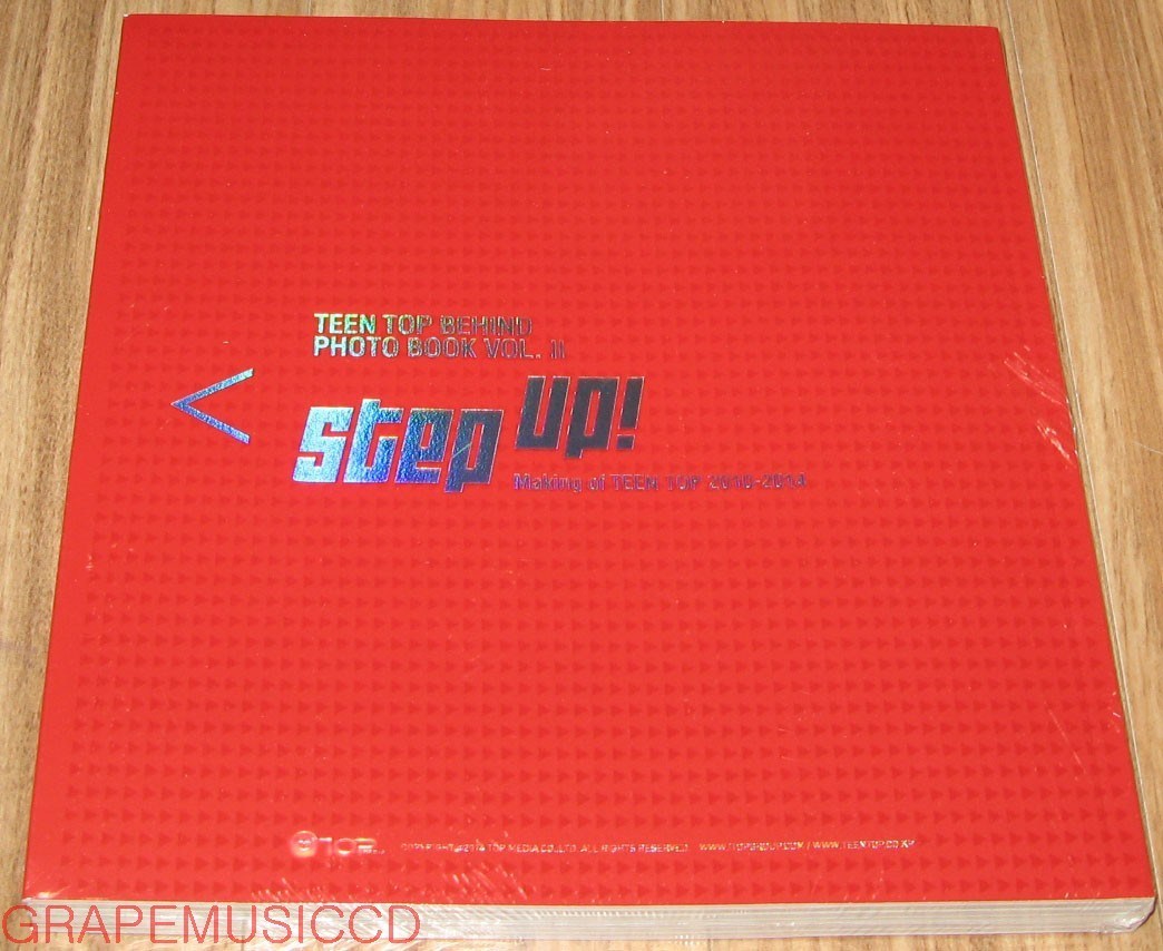 TEENTOP　2013　HISTORY BOOK TEEN TOP TEENTOP Behind Photo Book Vol.2 II STEP UP PHOTOBOOK