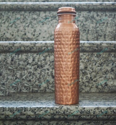 Heath  Benefits Hammered Copper Bottle New Stylish And Ayurveda Bottle 900 ml
