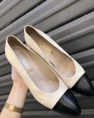 Leather Shoes Schuhe Sandalen CHANEL Leder 38 EU Original mit Details