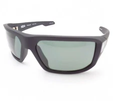 Spy Optics McCoy Soft Matte Black HD+ Green Grey Polarized Sunglasses