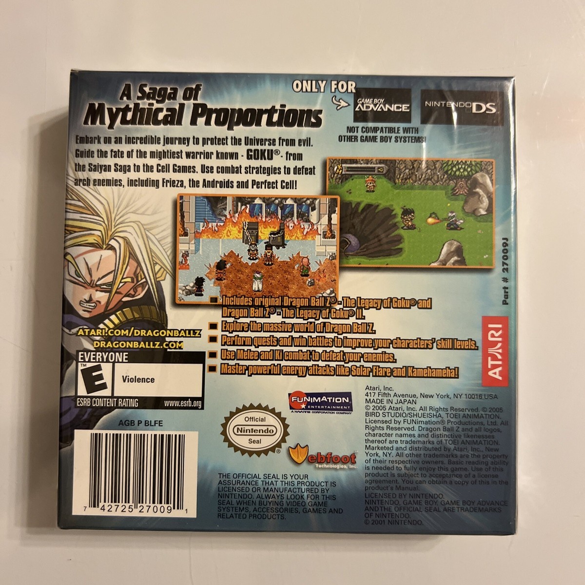 Nintendo Game Boy Advance Dragon Ball Z The Legacy of Goku I Nintendo Game Boy Advance Dragon Ball Z The Legacy of Goku I