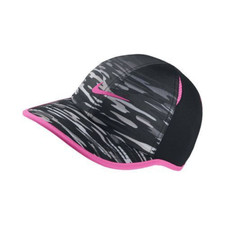 NEW NIKE Youth Featherlight Cap DRI-FIT Tennis/Golf Hat-Black/Pink 688682-010