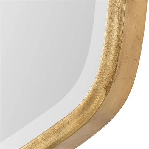 Uttermost Duronia MDF Wood and Metal Decorative Mirror in Antiqued Gold - Picture 3 of 6