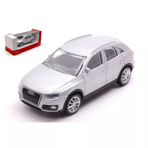AUDI Q3 SILVER 1 43 Rastar Auto Stradali Die Cast Modellino