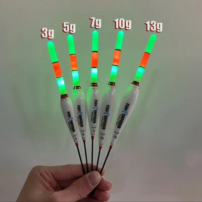 LED Float Laufpose Elektropose Pose Bissanzeiger mit Batterie CR425 3 Gr - 13 Gr