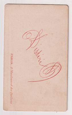 CDV Disderi à Paris - Portrait de femme en médaillon - A identifier - c.1872