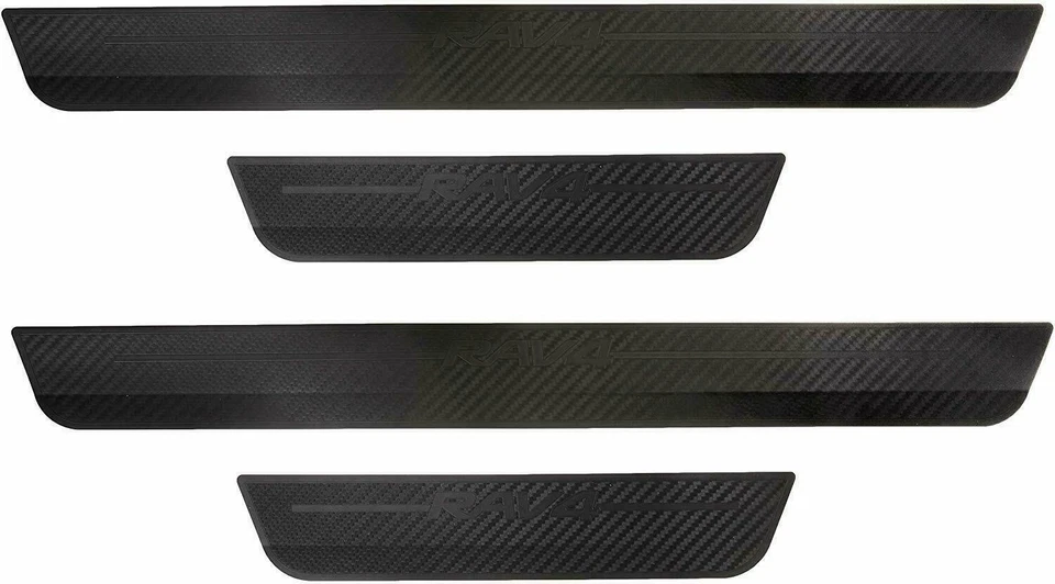 PROTECTORES DE UMBRAL DE PUERTA RAV4 ORIGINALES TOYOTA 2013-2018 4 PIEZAS PT747-42130 Foto 2 de 2
