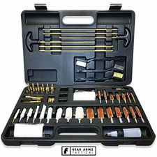 Gun Cleaning Kit for Shotguns Rifles and Pistols Calibers .17- .50 Cal  Brass