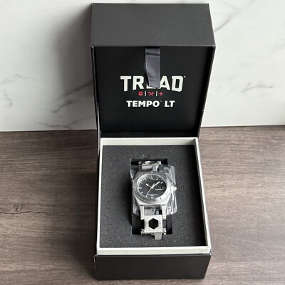 Leatherman Tread Tempo LT Silver Color Watch with bracelet