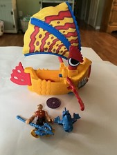 Lanzador de discos Fisher Price Imaginext Sea Dragon Boat