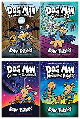 NEW SET! Dog Man 4 Books Collection: Dog Man #7 - Dog Man #10 by Dav Pilkey | eBay NEW SET! Dog Man 4 Books Collection: Dog Man #7 - Dog Man #10 by Dav Pilkey | eBay