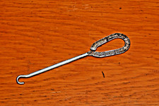 Vintage Metal Shoe Button Hook P T Hallahan's Shoes, Market Street, Philadelphia